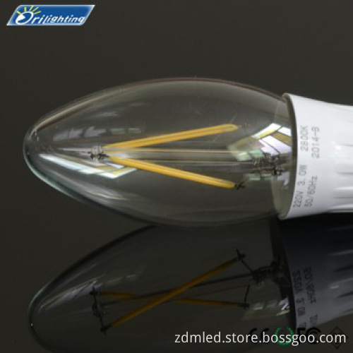 New Arrival 3w filament bulb light high lumens with CE ROHS approval